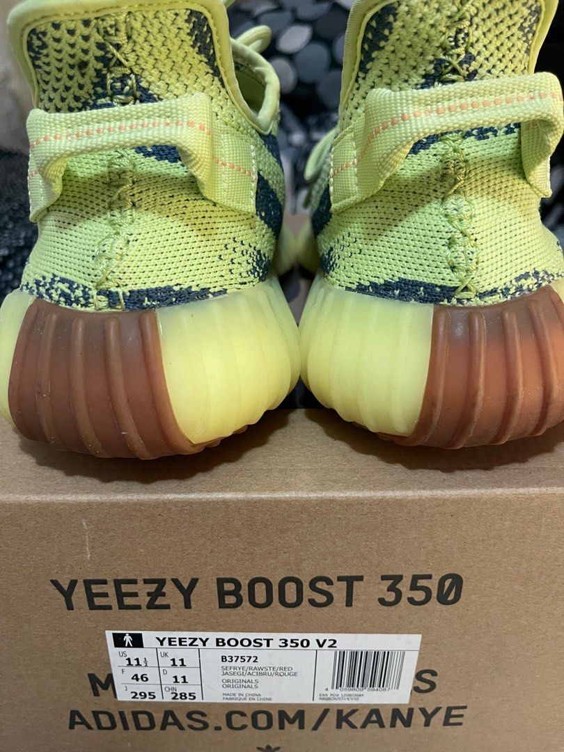 Adidas originals yeezy boost online 35 v2 semi frozen yellow