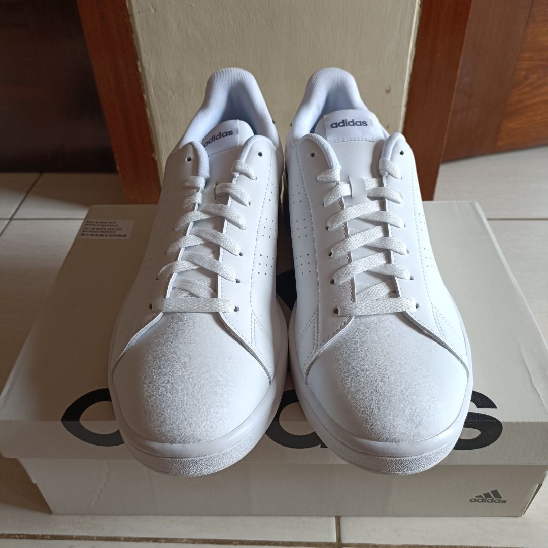 Adidas Advantage Adidas Sneakers Putih Adidas Tennis Sepatu Advantage Pria  Putih GW9161 BNIB Resmi - Main Image