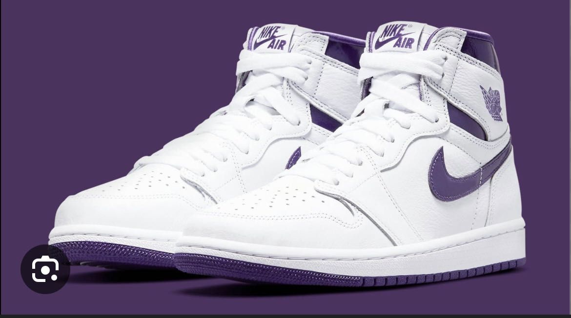 Nike air jordan 1 retro high og court purple discount