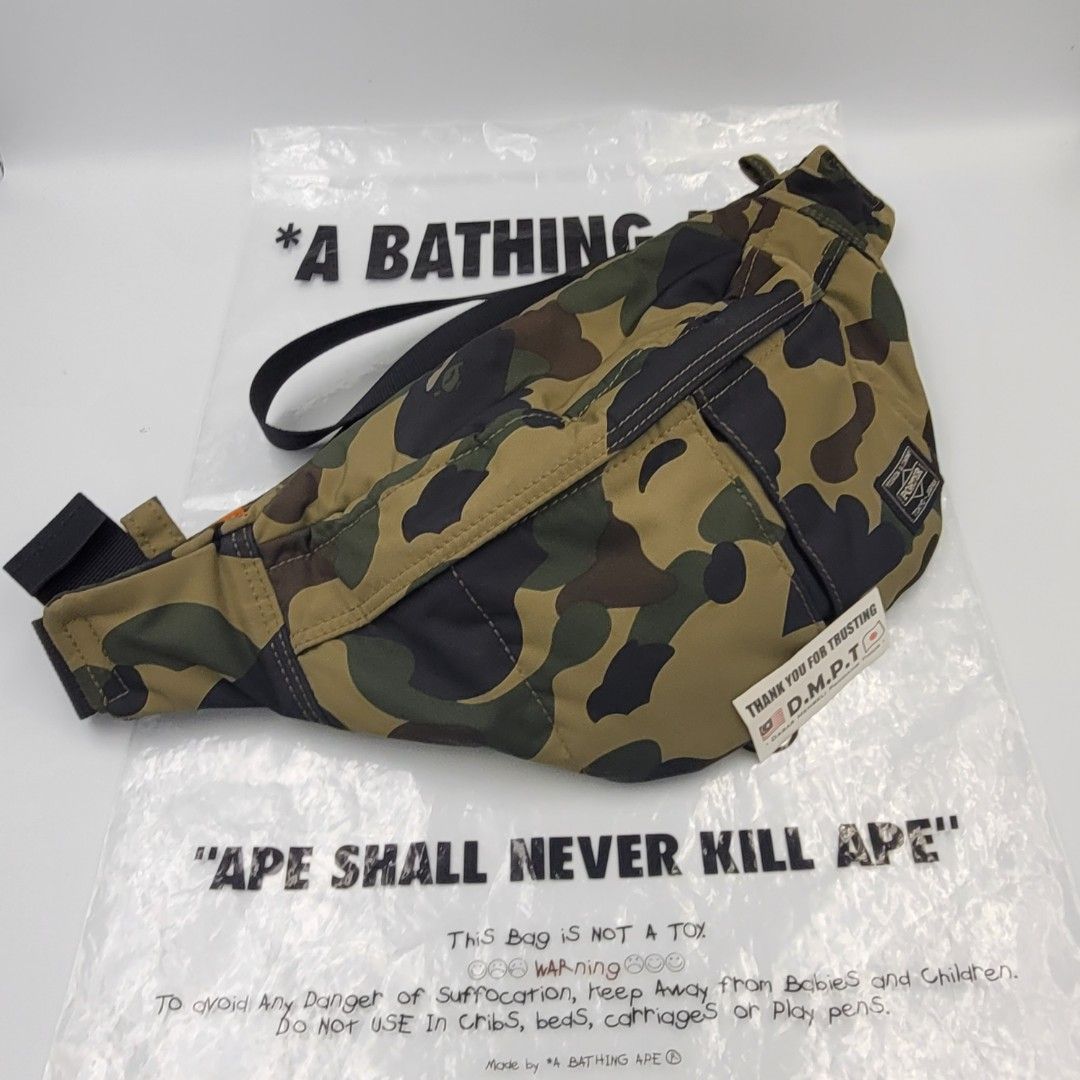 Bape x porter waist bag store