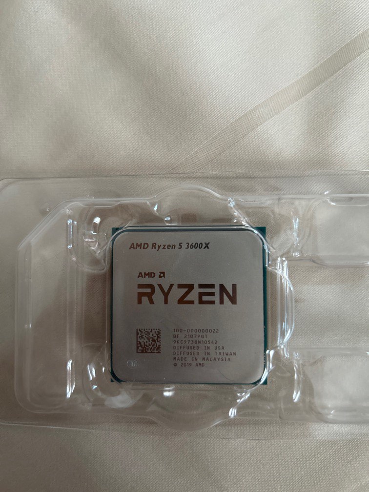 AMD Ryzen 5 3600X, Computers & Tech, Parts & Accessories, Computer ...