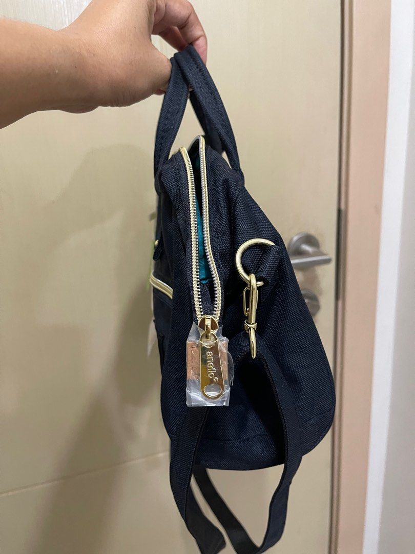 Authentic Anello Bag (Dark Blue, Medium), Women's Fashion, Bags & Wallets,  Cross-body Bags on Carousell