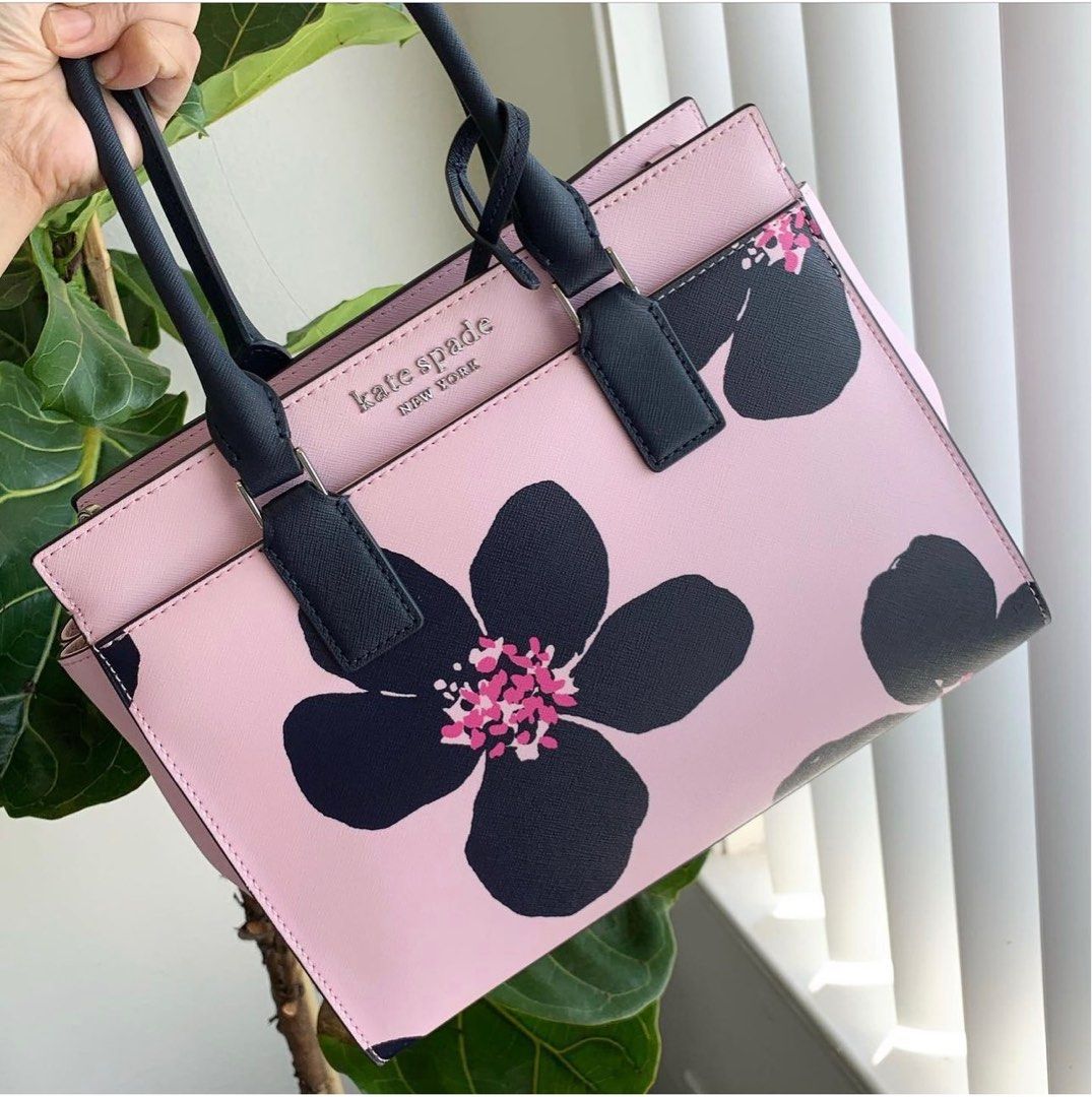 Kate spade cameron grand flora best sale medium satchel