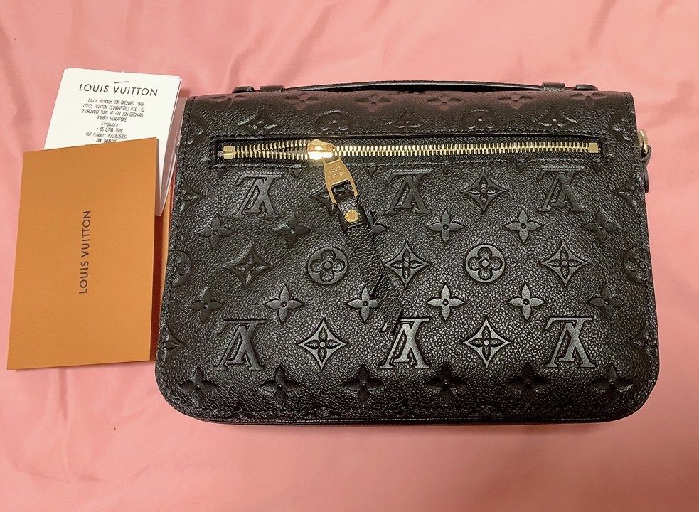 Authentic Louis Vuitton Monogram Pochette Metis Empriente Leather Black  cross body shoulder bag, Luxury, Bags & Wallets on Carousell