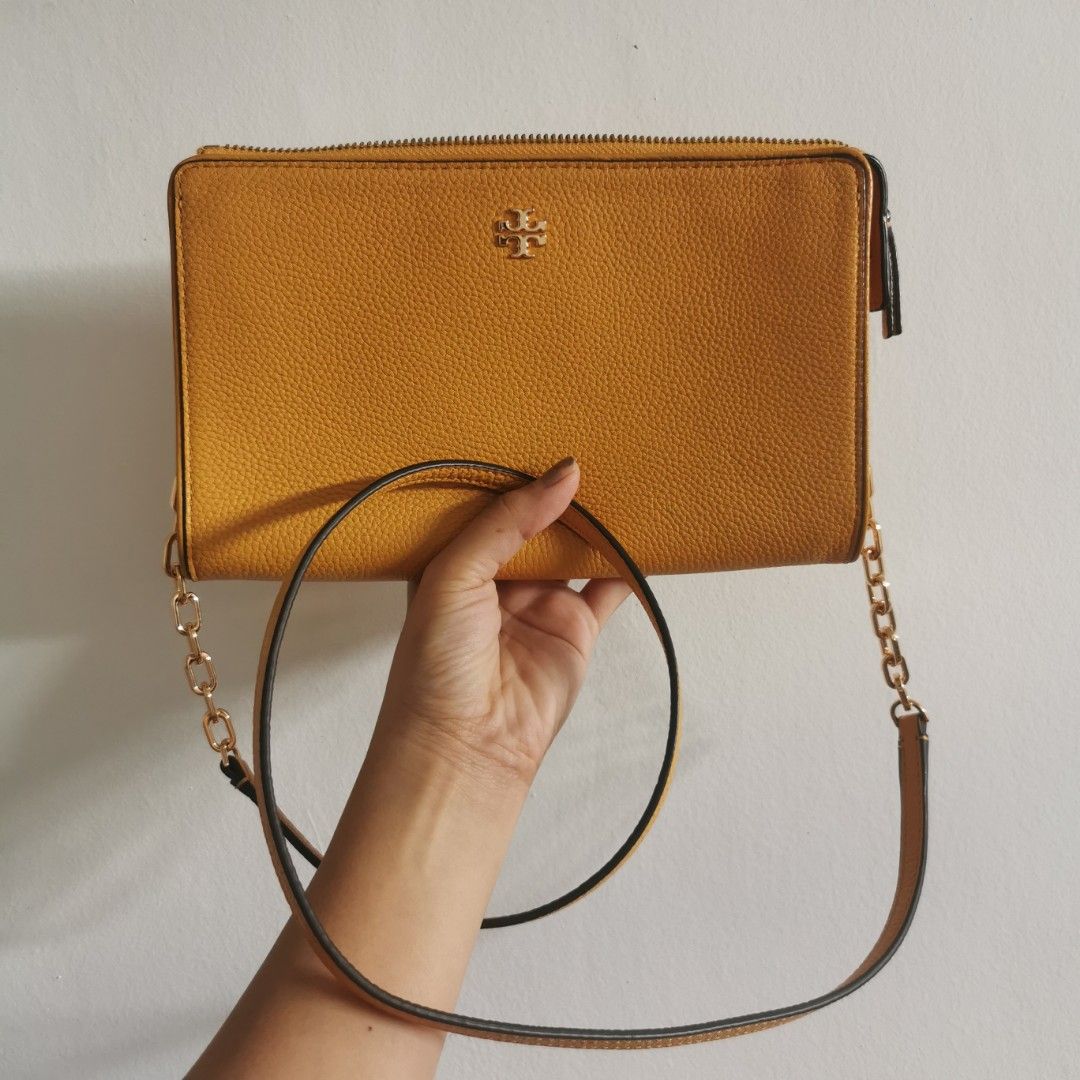 Tory Burch brown bag, Luxury, Bags & Wallets on Carousell