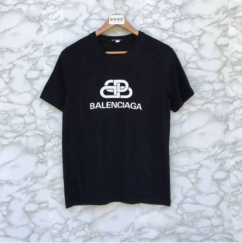 Balenciaga Political Logo Crewneck Tshirt  ShopStyle