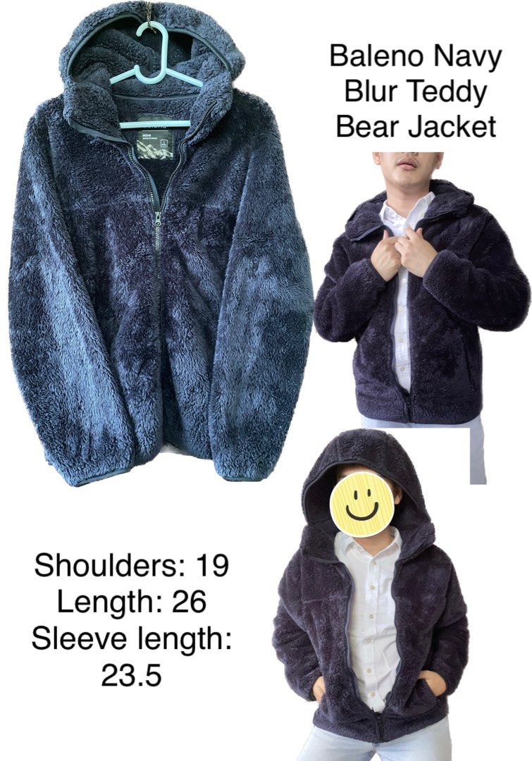 Navy teddy bear jacket online