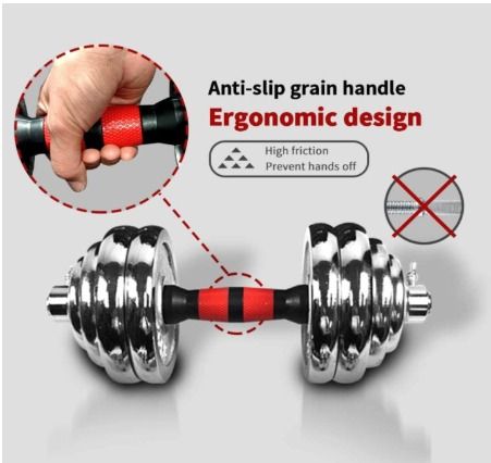 Barbell Dumbbell Dumble Chrome Free Box Connection set weights for home use FC2618