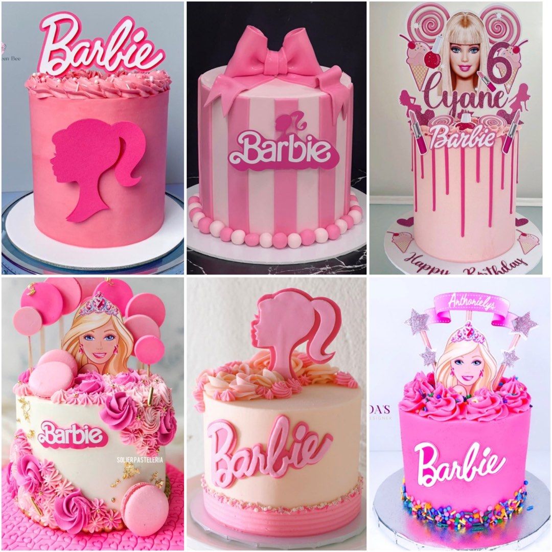 Pinkish Barbie Cake – Creme Castle