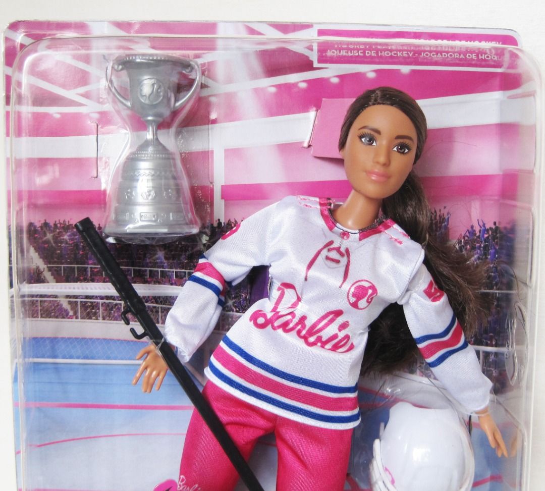 Barbie doll Hockey Player, Hobbies & Toys, Toys & Games on Carousell