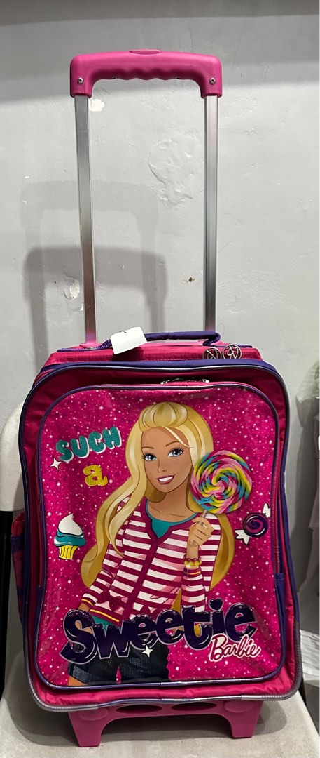 Buy ADSON Kid's Trolley 360 Rotating Carry On Luggage Wheels Non-Breakable  Barbie Unicorn 16 Inch Kids Rolling Suitcase with 4 Wheel Travel Trolley Bag  Case(Barbie Unicorn Rainbow Pink) at Amazon.in