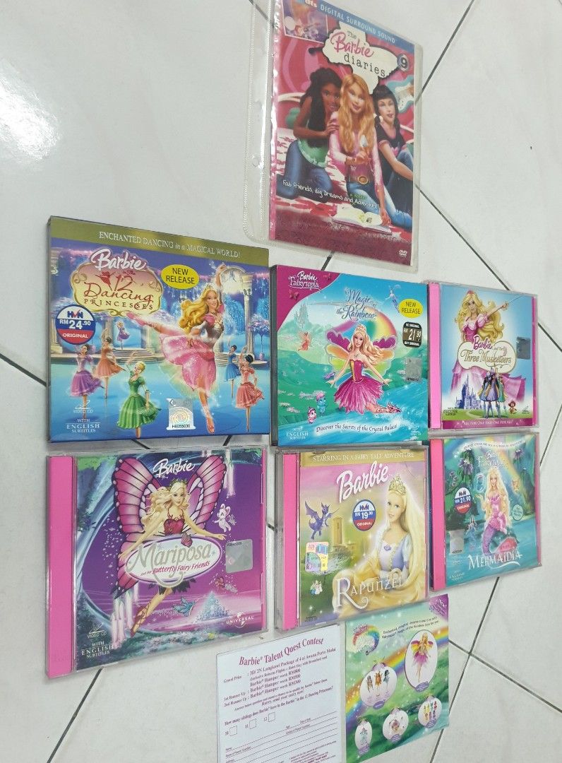 Barbie Vcd DVD, Hobbies & Toys, Music & Media, CDs & DVDs on Carousell