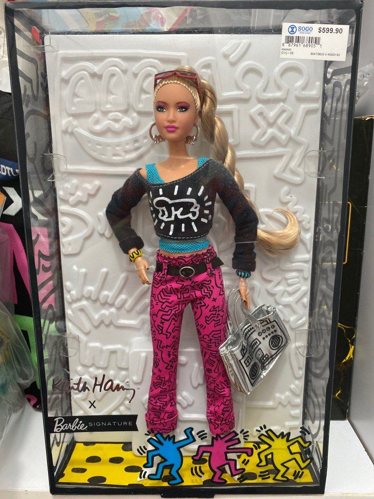Barbie x keith haring doll best sale