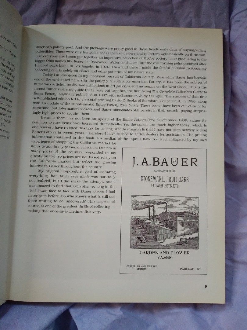 Bauer Pottery Book on Carousell