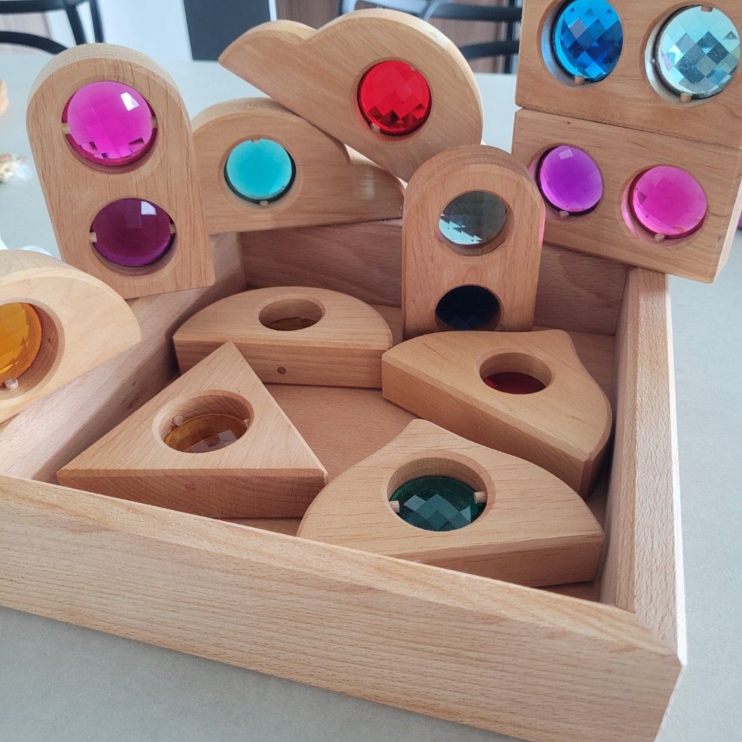 Bauspiel Natural Fairytale Windows 12pcs, Hobbies & Toys, Toys & Games