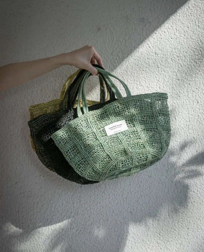 Beautiful people abaca bag