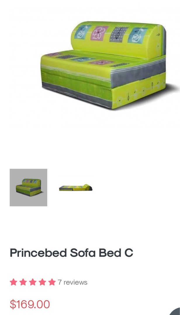 Beautiful Sofa Bed with washable cover, Furniture & Home Living