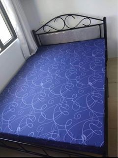BED AND URATEX MATRESS FOR SALE