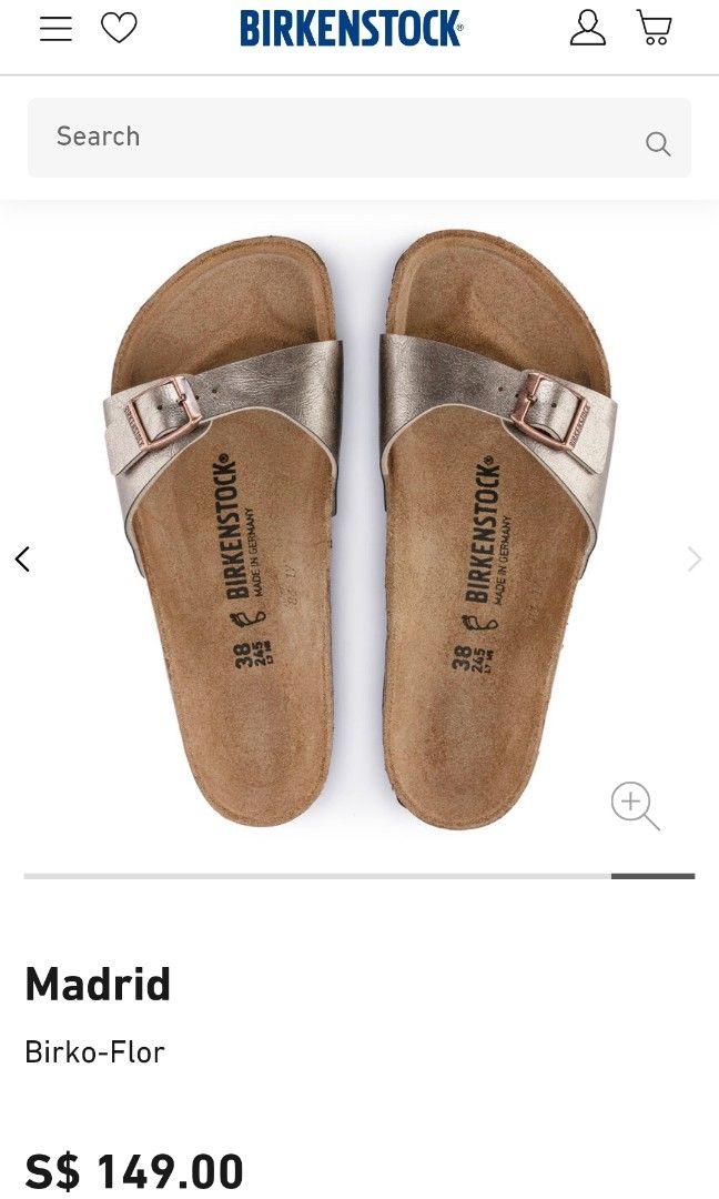 Birkenstock madrid size best sale 39