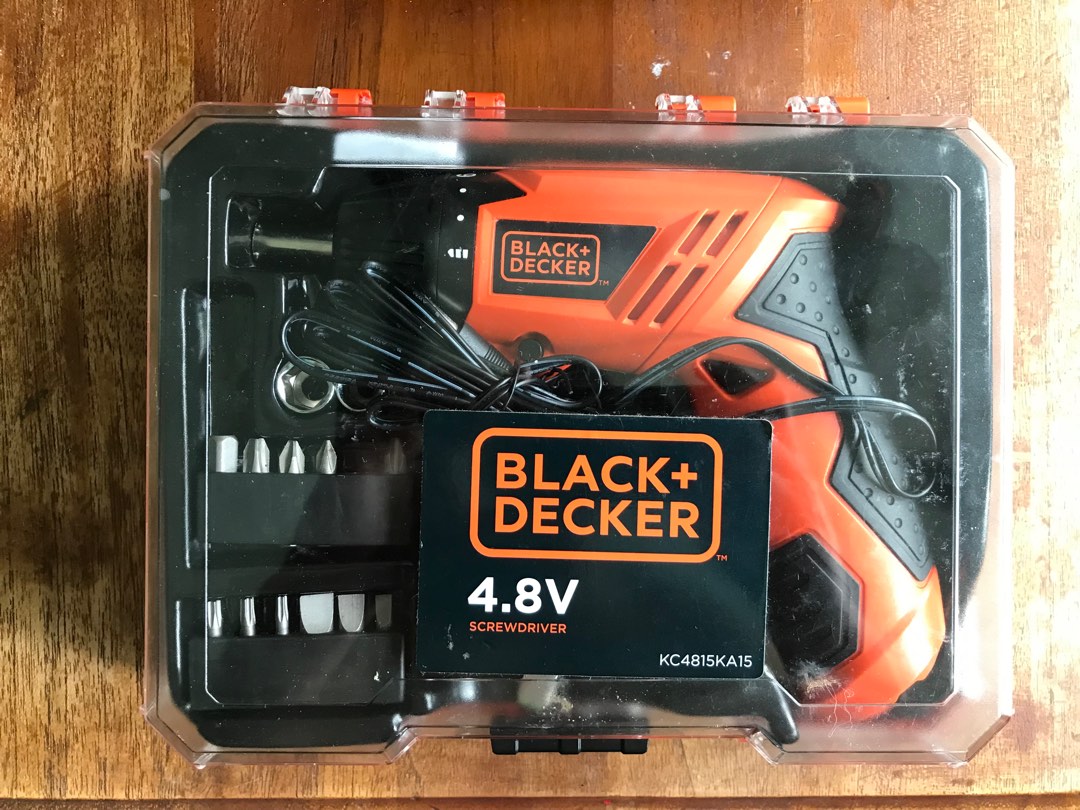 Black and decker cordless screwdriver, Furniture & Home Living, Home