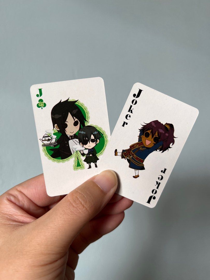 [Black Butler Official Licensed Merch] Mini poker cards, Hobbies & Toys, Memorabilia