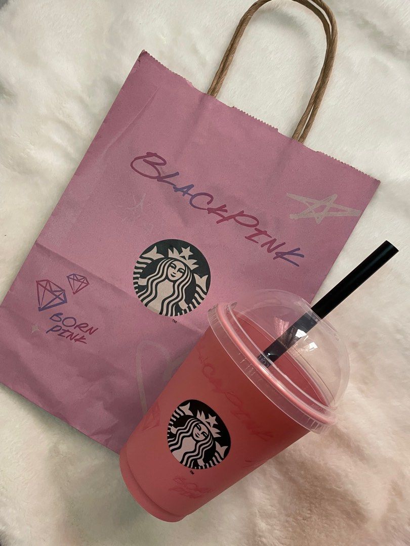 Blackpink Starbucks Tumbler (Category: Water Bottles & Tumblers) located in Taguig. Submitted by beyonie (Listing ID 1246985769, Image 1). Description: What you see is what you get Fresh from SG.