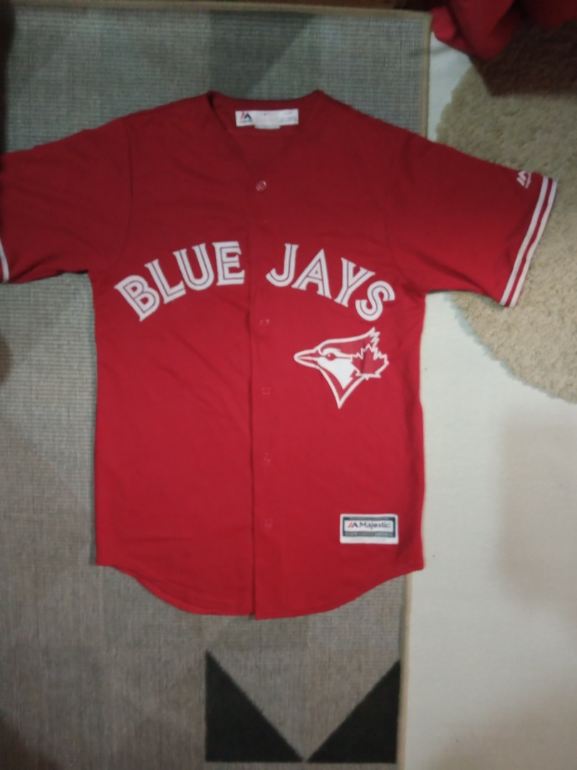 Toronto Blue Jays Majestic Cool Base 2 Button Replica Jersey MLB Shirt -  MEN'S