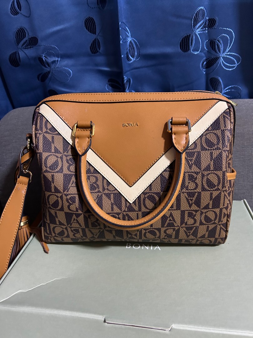 Jual BONIA Monogram Satchel Bag M Original 2023