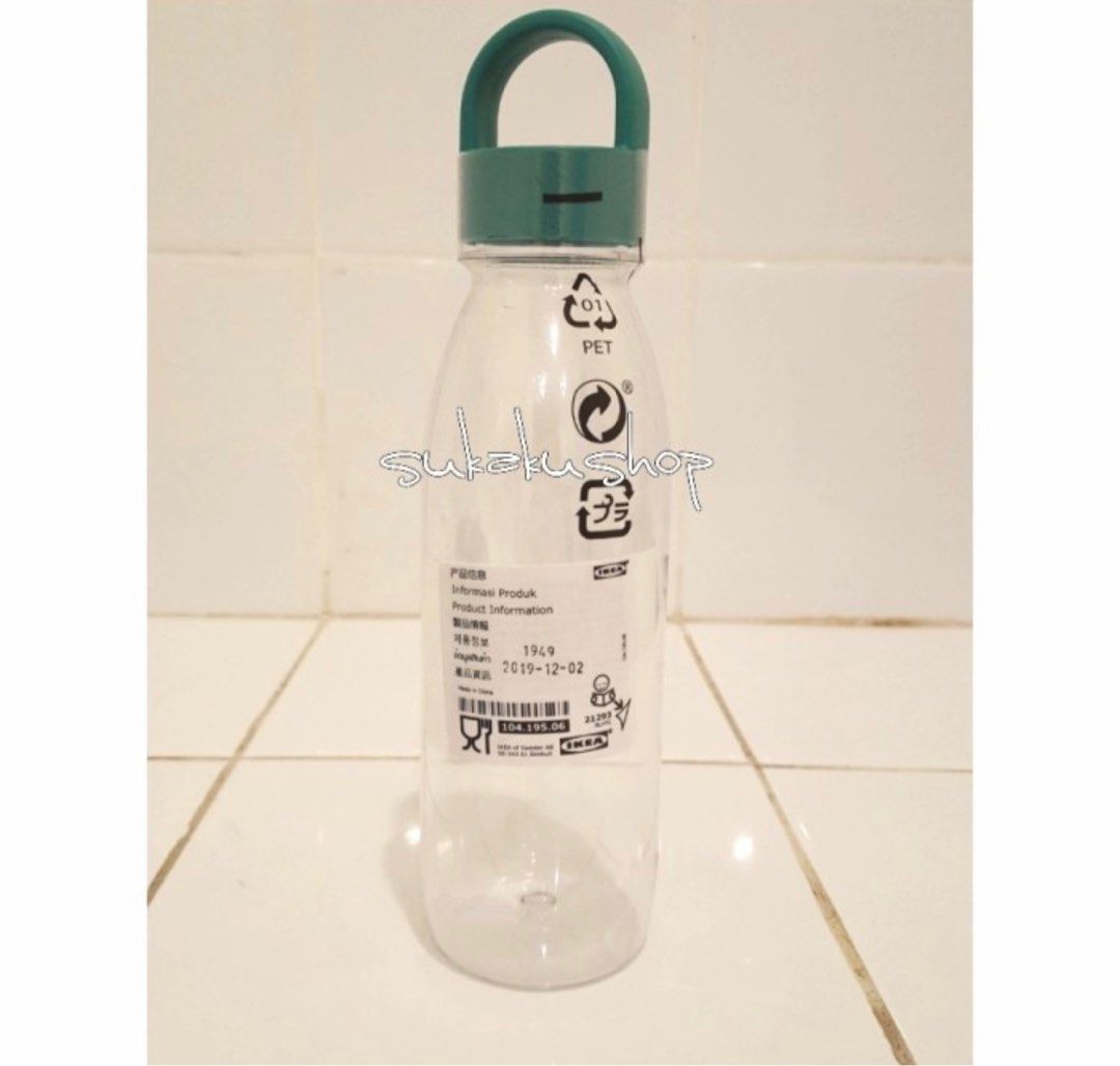 Botol Air Minum 500 ml Ikea 365+ Plastik Transparan BPA Free Botol
