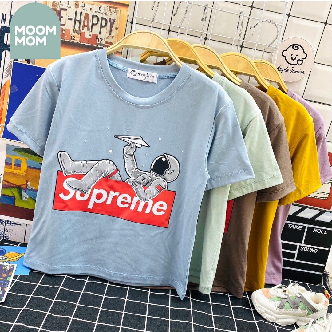 BRAND NEW T Shirt Supreme Kids Size L Age 5 6 Years old T Shirt Cotton Summer fashion Kids Babies Kids Babies Kids Fashion on Carousell
