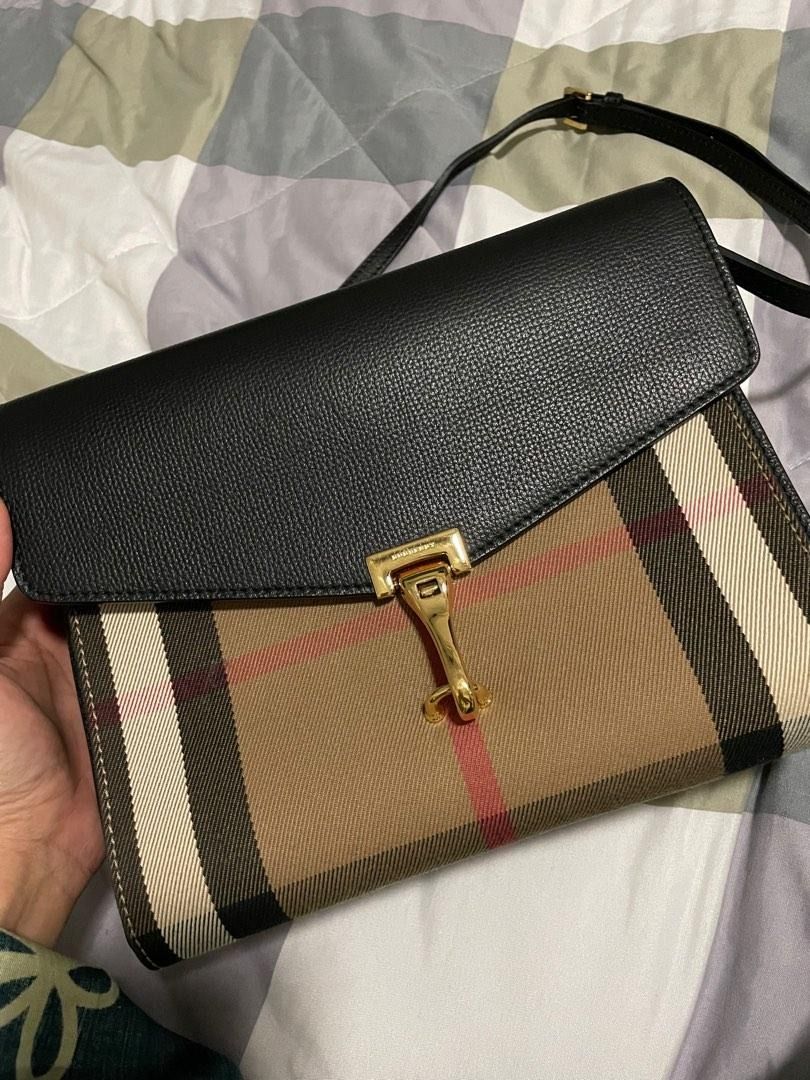 Burberry small house hot sale check macken crossbody