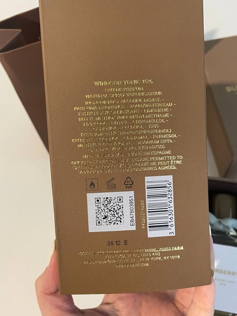 burberry windsor tonic