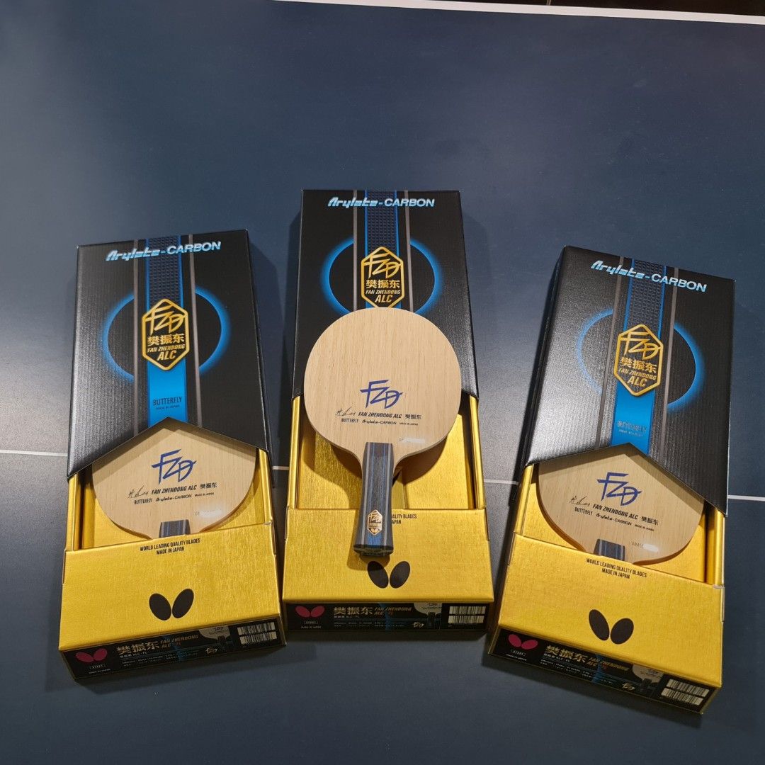 Butterfly Fan Zhendong ALC table tennis blade racket, Sports Equipment