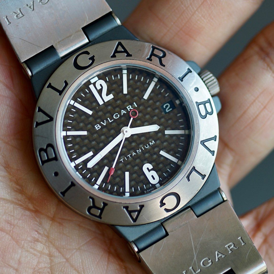 Bvlgari titanium ref. TI 38 TA , 38mm diameter, automatic movement