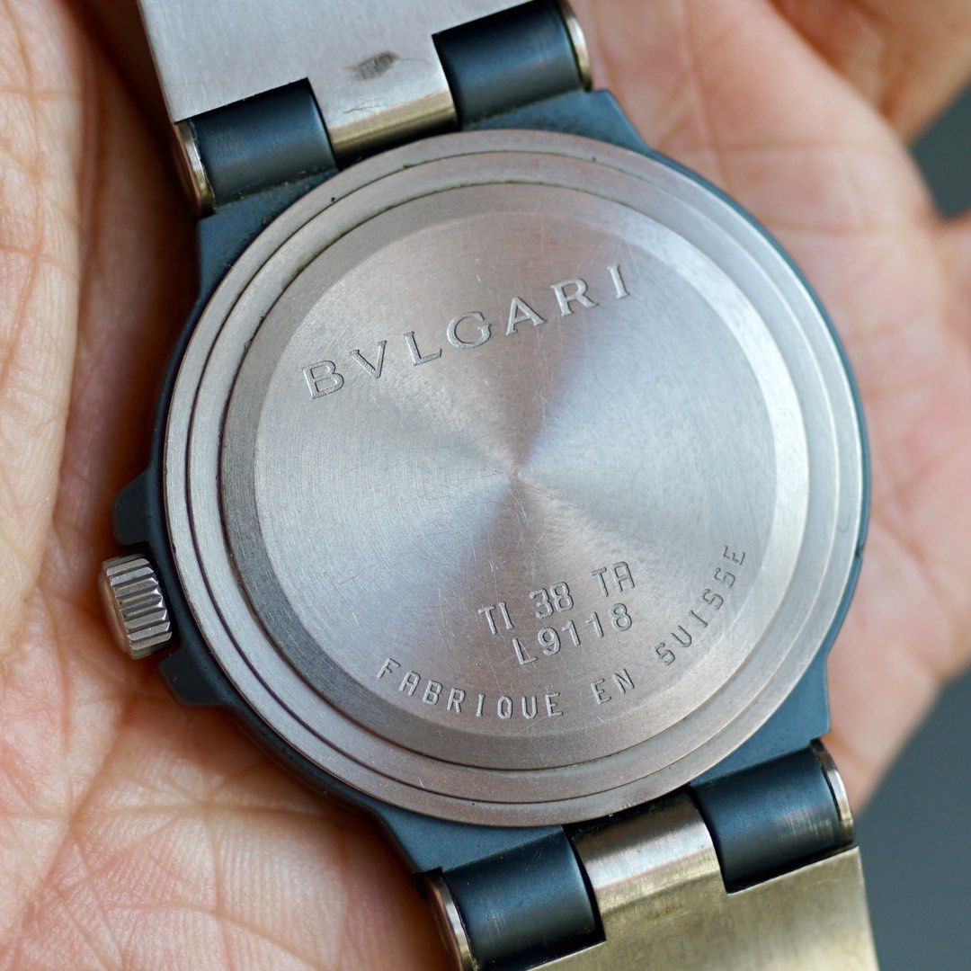 Bvlgari titanium ref. TI 38 TA , 38mm diameter, automatic movement