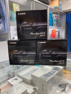 Canon g7x mark ii brandnew and original canon G7X ii WE HAVE PHYSICAL STORE