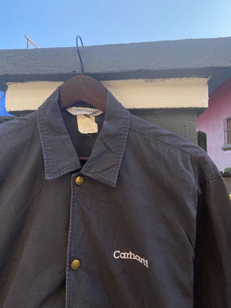 Carhartt canvas coach jacket clearance