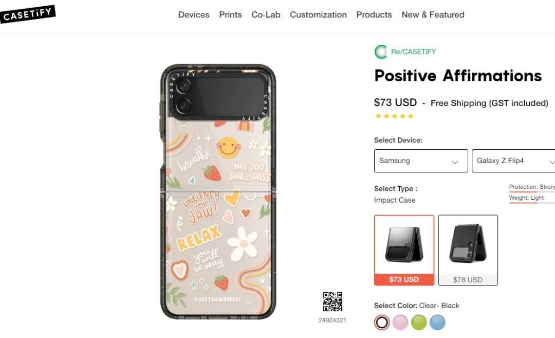 Casetify Flip 4 Casing, Mobile Phones & Gadgets, Mobile & Gadget