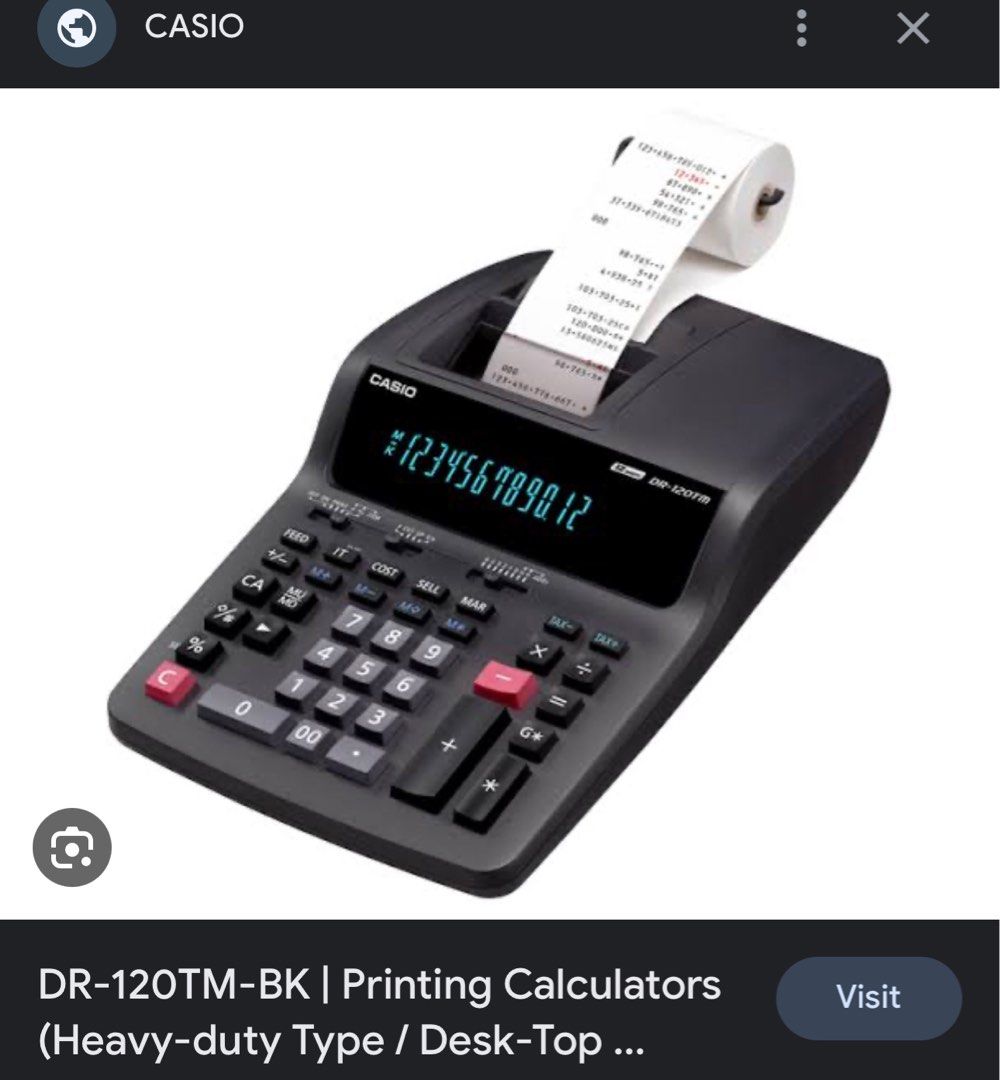 Calculadora casio dr 120 best sale