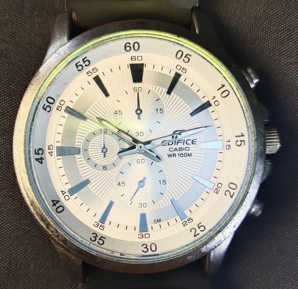 Casio Edifice 100M WR NO MEETUP LBC COP INCLUDED Prepay 100 thru gcash ...