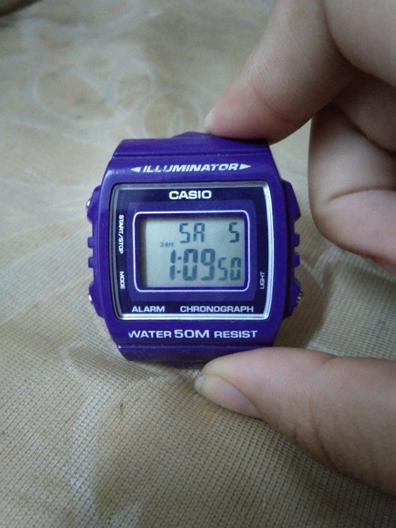 Casio illuminator purple hotsell