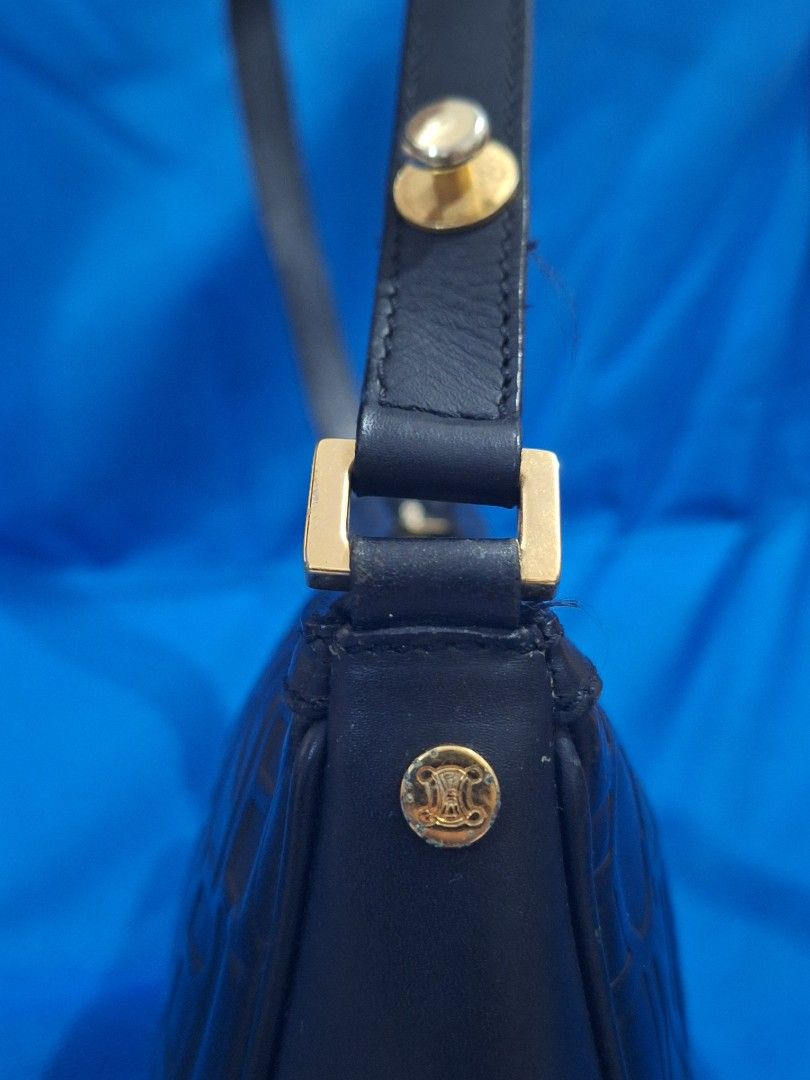 CELINE Vintage Logo Letter Monogram Shoulder Bag Pochette on Carousell