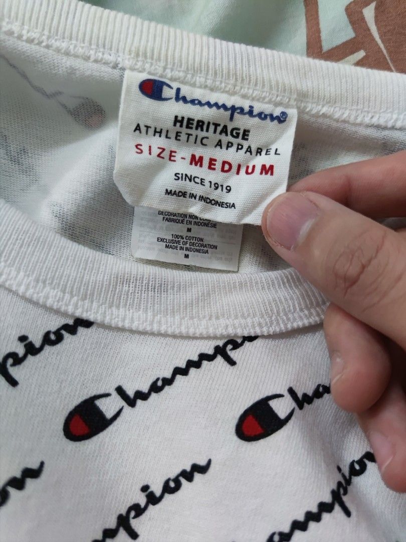 Champion Heritage Tee Authentic Men s Fashion Tops Sets