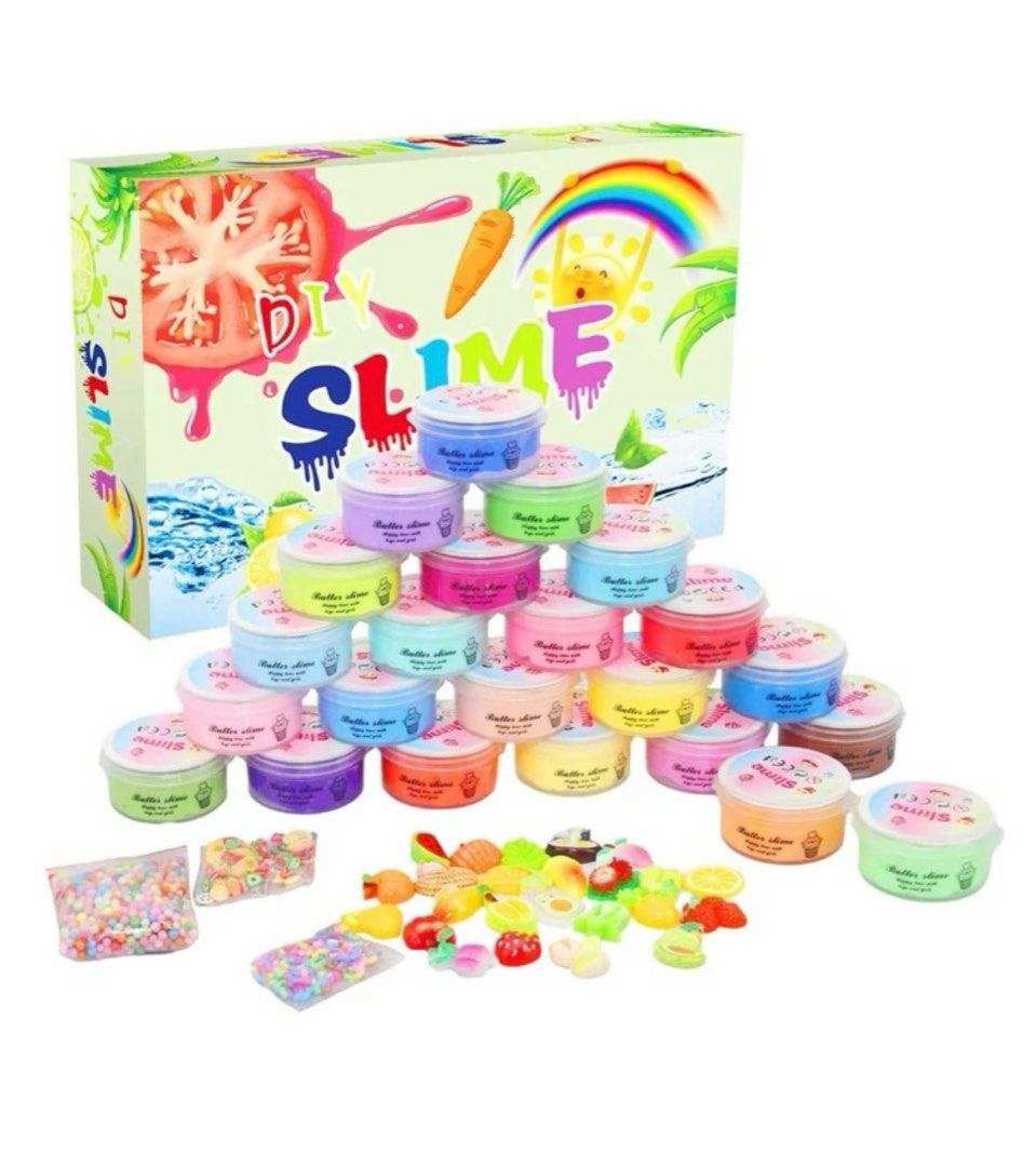 SUNNYPIG 6-7-8-9-10 Year Old Girl Gifts-Toys for 5-6-7-8 Year Old Girls  Butter Slime Kit for Boys Toys Age 5-10 Cloud Slime Kit for Kids Birthday