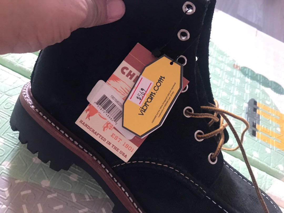 Chippewa Suede Boot US9E Men s Fashion Footwear Boots on Carousell