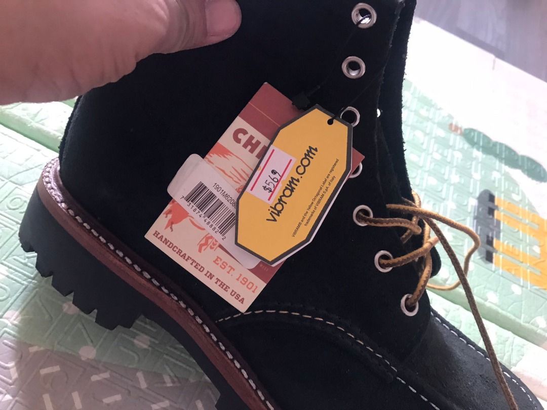 Chippewa Suede Boot US9E Men s Fashion Footwear Boots on Carousell