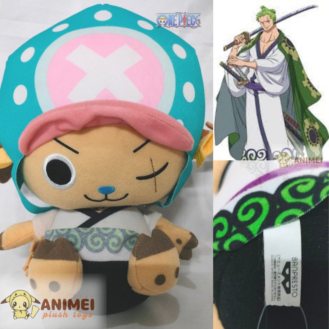 Chopper Wano Arc One Piece Plush ( Chopper Luffy Zoro Sanji