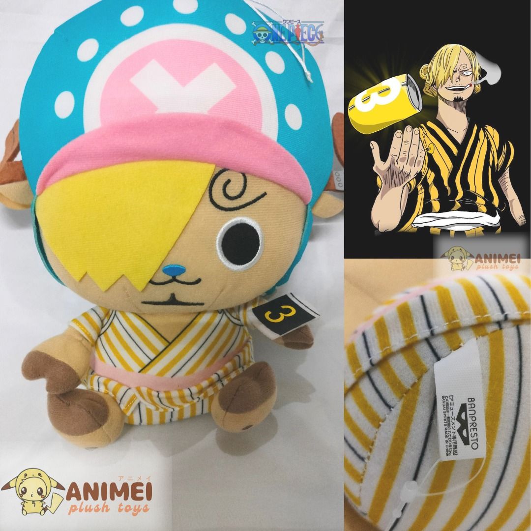 Chopper Wano Arc One Piece Plush ( Chopper Luffy Zoro Sanji