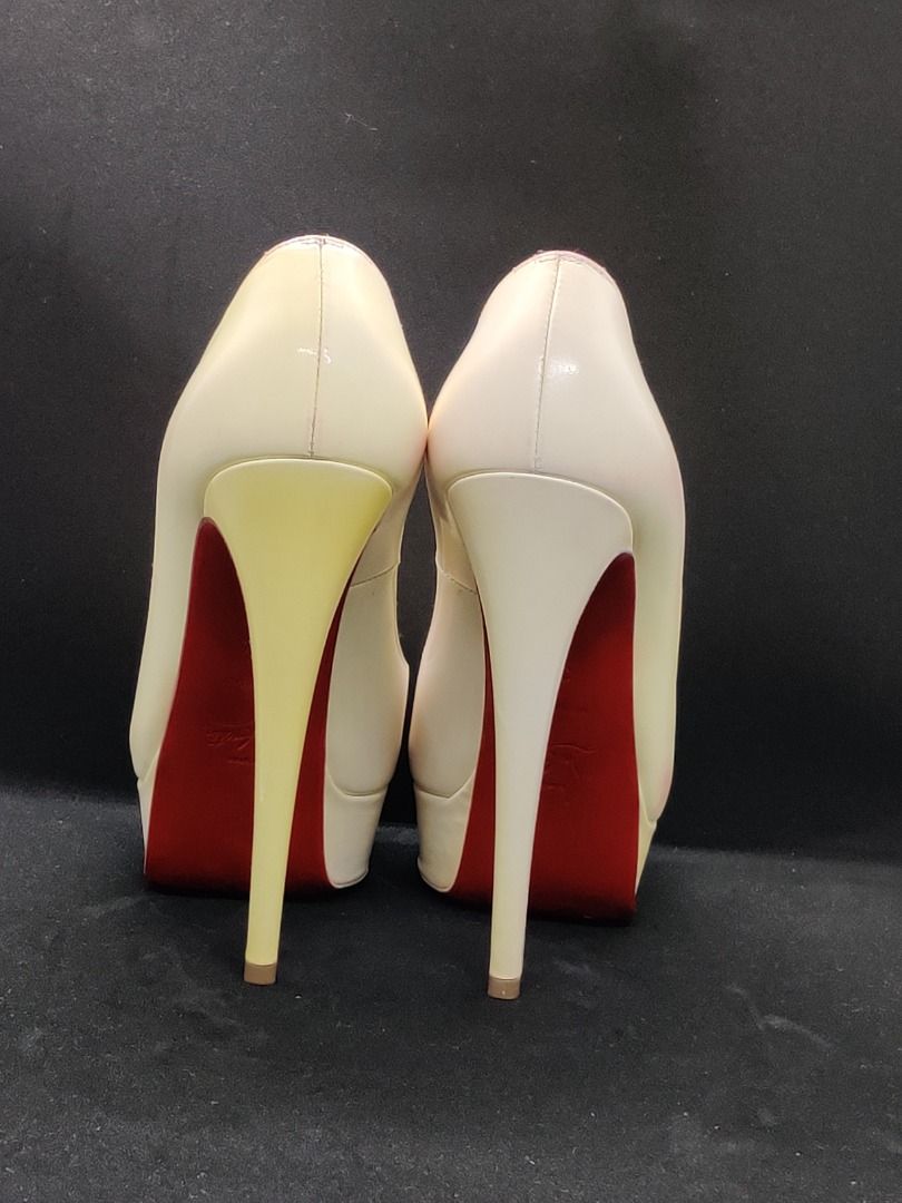 Christian Louboutin Lady Peep 140mm, Women's Fashion, Footwear, Heels ...