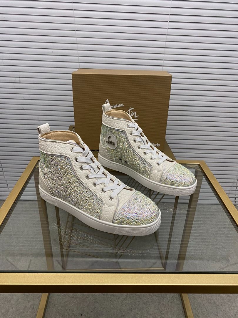 Christian Louboutin louis strass, Luxury, Sneakers & Footwear on Carousell
